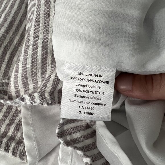 Gentle Fawn Linen Havana Stripe Romper - Picture 8 of 12